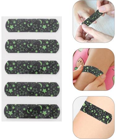 Healvian 100pcs Glow in the Dark Cartoon Star Wound Patches - Fun & Effective Bandages for Kids - Buy Online on GoSupps.com