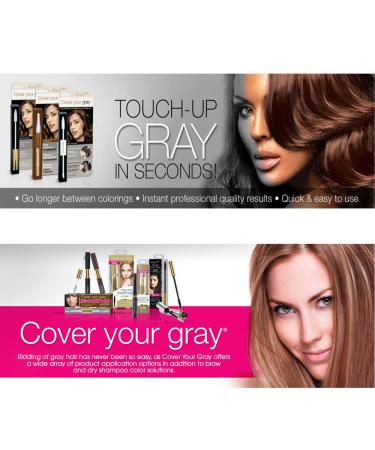 Cover Your Gray 2-in-1 Wand & Sponge Applicator - Black | Effortless Gray Coverage for All Hair Types - Buy Online on GoSupps.com