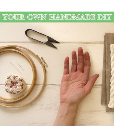ZOCONE 6 PCS Beech Wood Embroidery Hoops for Cross Stitch and Needlework - Size 3 | Art Craft Sewing Christmas Decoration - Buy Online on GoSupps.com