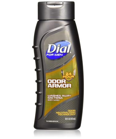 Dial for Men Body Wash Odor Armor 16 Ounce (Pack of 3)