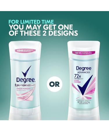 Degree MotionSense Sheer Powder Antiperspirant Deodorant 2.6 oz - Buy Online on GoSupps.com