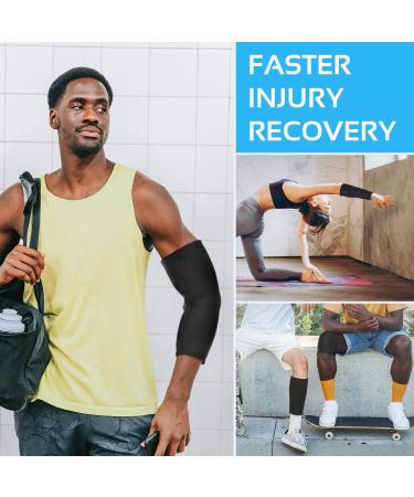 2 Pack Hot and Cold Compression Ice Pack Sleeve - Joint and Muscle Relief Support for Knee, Elbow, Legs, and Arms (2-PACK Large) - Buy Online on GoSupps.com