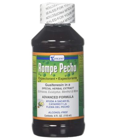 Rompe Pecho Cough Syrup 4 Ounce (Pack of 1)