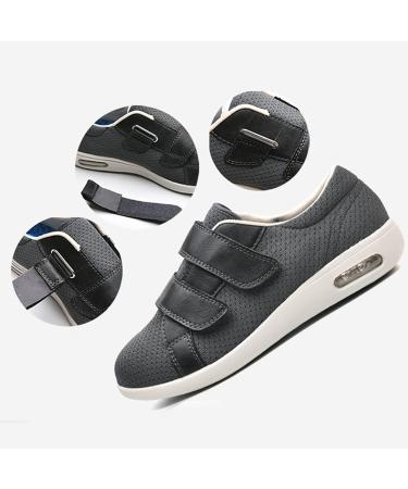 KXSM Men's Therapeutic Diabetic Shoes for Wide Swollen Feet - Khaki 40 | Plantar Fasciitis & Heel Pain Relief, Non-Slip Design - Buy Online on GoSupps.com