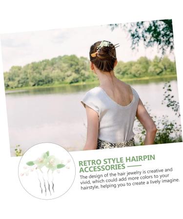 Mikinona Antique Hair Clasp Flower Decorations Decorative Hair Comb Bride Decor Bridal Accessories Flower Embellishments Bridal Side Hair Comb Vintage Comb Bridal Hair Pin Hair Combs Glass - Buy Online on GoSupps.com