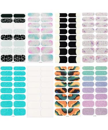 Semi Cured Gel Nails Art Sliders - Fashion Nail Stickers & Decals for Stunning Manicure - ZE0389 - Buy Online on GoSupps.com