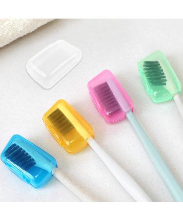 Set of 14 Toothbrush Cover Cases - SourceTon Travel Toothbrush Case for Home, Office, Camping & School - Buy Online on GoSupps.com