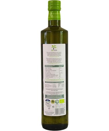 Elea Terra Greek Organic Extra Virgin Olive Oil Cold Extraction Glass Bottle 750 ml - Buy Online on GoSupps.com