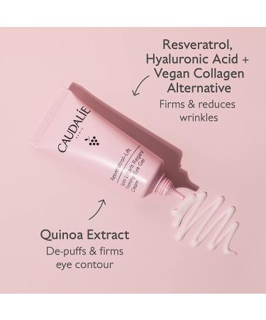 Caudalie Resveratrol-Lift Firming Eye Gel Cream | Anti-Aging Wrinkle Cream with Resveratrol, Hyaluronic Acid & Vegan Collagen - 15mL - Buy Online on GoSupps.com