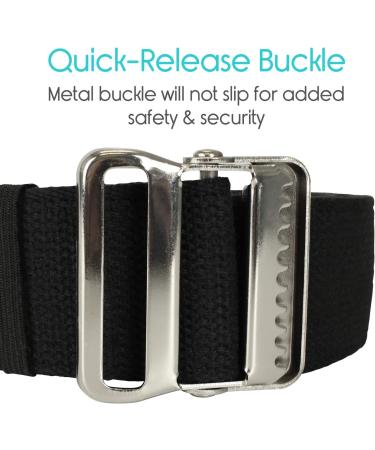 Vive Gait Belt (60 Inch) - Transfer Assist Device for Seniors - Occupational Therapy Aid for Medical Nursing Safety - Buy Online on GoSupps.com