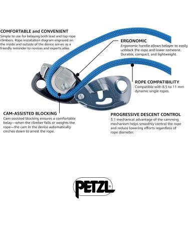 Petzl Grigri Beacon Black - One Size | Premium Climbing Belay Device | Fast International Shipping - Buy Online on GoSupps.com