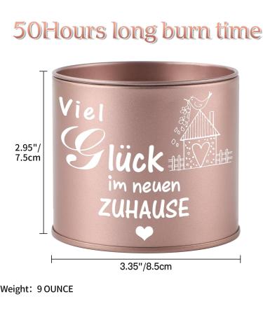 Prstenly Metal Candle - Perfect New Home Gift Inauguration & Apartment Catchment Gifts - Buy Online on GoSupps.com