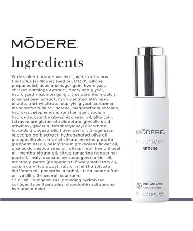 Modere CellProof Serum - Advanced Facial Serum That Supports Skin Barrier Health Hydration Firmness and A Smoother Youthful-Looking Glow - 30 mL - Buy Online on GoSupps.com