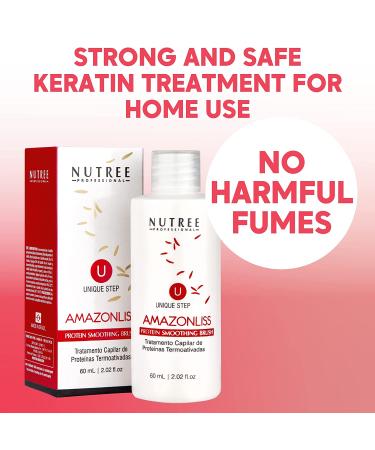 Brazilian Keratin Hair Treatment One Step 2.02 Fl Oz - Formaldehyde Free Protein Hair Strengthening Treatment - Alisado Brasile o Keratina Brasile a - Pack of 1 - Buy Online on GoSupps.com