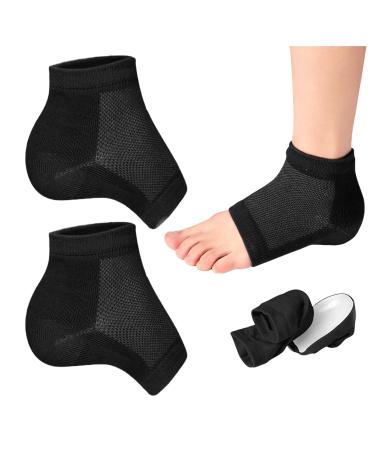 CYNOSURETECH 1 Pair of Elastic Heightening Socks Non-slip Sports Socks Breathable Heightening Socks Bionic Invisible Heightening Socks Thickened Heightening Socks for Men and Women (Black)