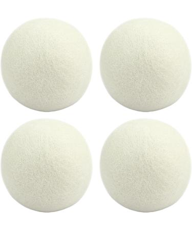 Shakven Laundry Wool Dryer Balls Round Fabric Softener Balls | Laundry Room Supplies Household Gadgets Natural Fabric Softener Balls Dry Cleaning Kit for Dryer - Buy Online on GoSupps.com