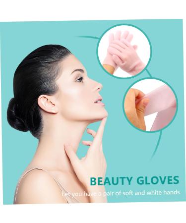minkissy 2 Pairs Moisturizing Gloves Womens Mittens Essential Oil Glove Anti- Drying Beauty Mitten Moisturizing Mittens Gloves White Cotton Gloves Gel Pink Sebs Anti-Crack - Buy Online on GoSupps.com