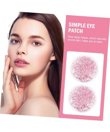 2pcs Eye Cooling Pads | Sleeping Eye Mask for Puffy Eyes | Cold Gel Pack for Massage | Useful Blindfold for Travel and Home Use - Pink - Buy Online on GoSupps.com
