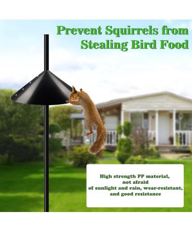 Wensdr 2 Packs Extra Large Squirrel Baffle for Bird Feeder Pole 18 Inches Outside Squirrel Guard Pole Mount Stopper Squirrel Snake Stopper - Buy Online on GoSupps.com