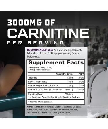 Cutler Nutrition Liquid L-Carnitine Supplement with Acetyl L-Carnitine & L-Carnitine Tartrate Forms - Pre Workout Formula for Optimal Absorption Energy & Muscle Support Buzz'in Orange Flavor Orange 16 Fl Oz (Pack of 1) - Buy Online on GoSupps.com