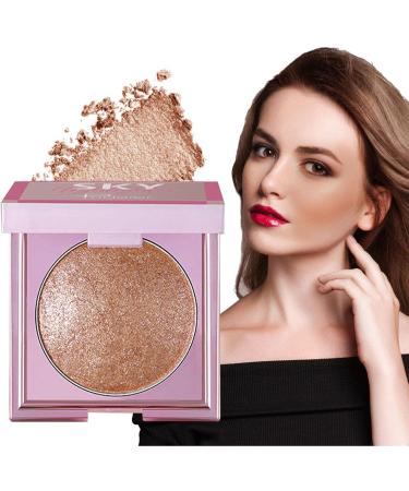 Eye Highlighter | 8g Shimmering Waterproof Highlighting Powder Cosmetics - Long Wear Cosmetics for Collarbone Body Arms Legs Brightening Highlighter for Easter Tmay #04 - Buy Online on GoSupps.com