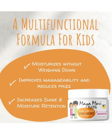 Kids Curly Hair Gift Set | 2-in-1 Shampoo & Conditioner Curl Cream Tear-Free Detangler | Sulfate-Free for Healthy Curls - Buy Online on GoSupps.com