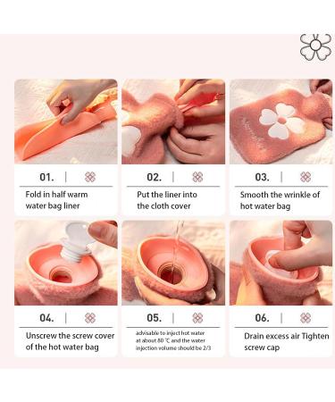 Hot Water Bottle for Children | Plush Classic 1000ml | Body Hand & Feet Warmer - Buy Online on GoSupps.com