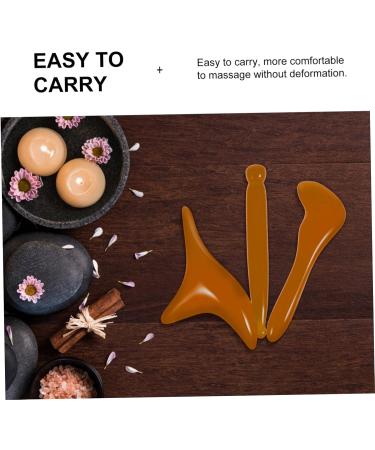 Fomiyes 3-in-1 Massage Tool: Gua Sha Bodyboard & Facial Scratcher for Trigger Point Relief | 11x6cm Jade Acupuncture Pen & Eye Serum Applicator - Buy Online on GoSupps.com