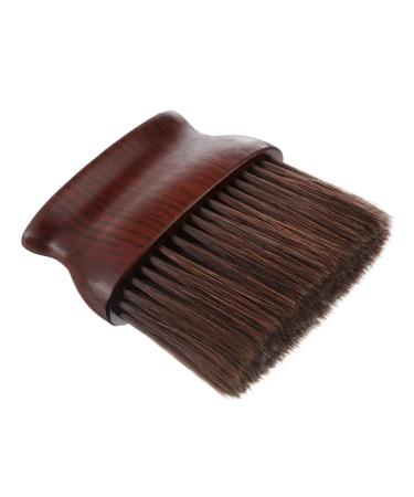 minkissy Hair Cutting Brush Soft Shaving Barber Neck Cleaning Brush Neck Hair Brush Neck Duster Brush Hairdressing Neck Brush Powder Duster Mineral Nylon Travel Hair Salon Supplies