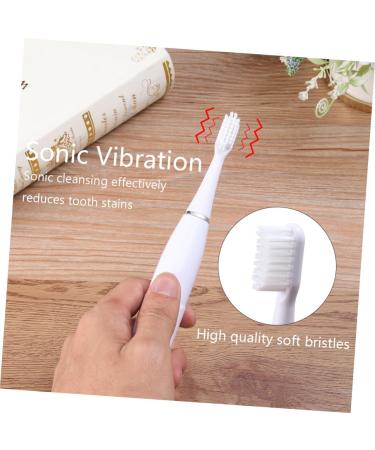 Exceart 6 Vibration Electric Toothbrush - Soft Rechargeable USB Kids Brush with White Head - Buy Online on GoSupps.com