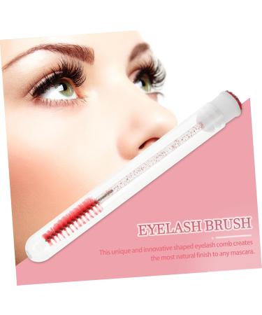 Housoutil 10pcs Diamond Mascara Brush Eye Liner Tube Lash Spoolie Lash Cleansing Eyelash Cream 11.3x1.1cm Red - Buy Online on GoSupps.com