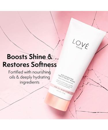 Love Hair Nourishing Hair Mask - Hydrating & Restoring | Suitable for All Hair Types | Paraben & Sulfate-Free | 100% Natural & Vegan | Cruelty-Free - Buy Online on GoSupps.com
