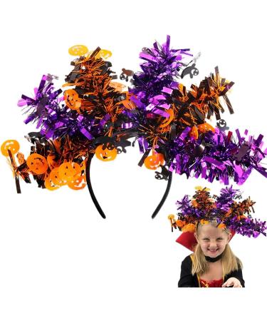 Ghost Headbands for Women - Colorful Wool Strips Halloween Hair Bands - Favors Halloween Accessories for Adults Cosplay Dress Up Pumpkin Ghost - Buy Online on GoSupps.com