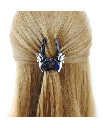 Buy Meilliwish Noble Little Butterfly Hair Claw Clip for Women & Girls - White Ponytail Holder - 1 Piece - Buy Online on GoSupps.com