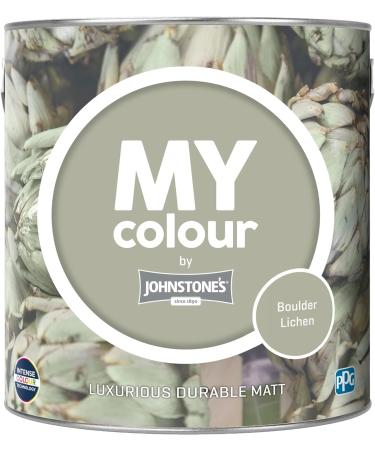 Johnstone's MY Colour Luxurious Durable Matt Paint - Boulder Lichen 2.5L - Buy Online on GoSupps.com