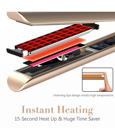FURIDEN 2 in 1 Hair Straightener and Curler - Flat Iron Curling Iron Combo - Buy Online on GoSupps.com