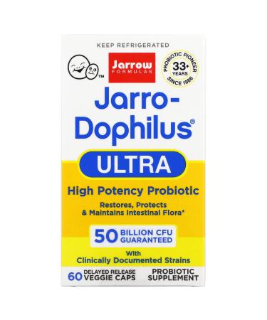 Jarrow Formulas Jarro-Dophilus Ultra 50 Billion  60 Veggie Caps (Ice)