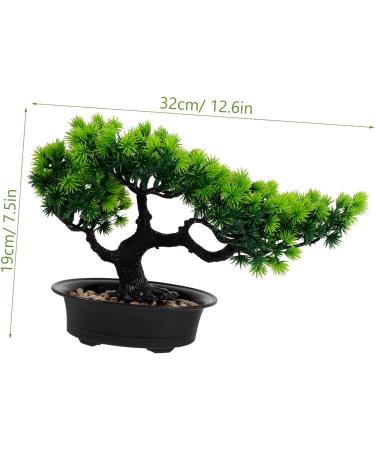 Zerodeko Artificial Pine Potted Plant Mini Fake Potted Plant Office - Buy Online on GoSupps.com