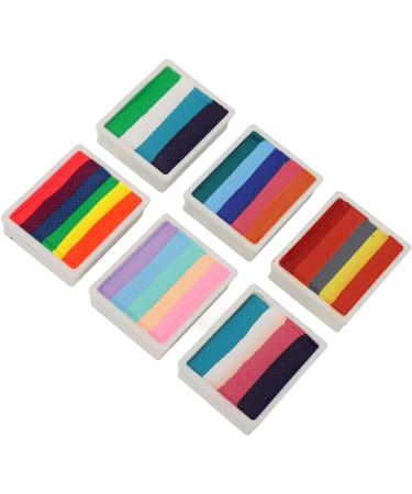  Rosvola Body Paint Kit Bright Colors Safe Body Paint Palette 60g Water Based for Party Cosplay - Buy Online on GoSupps.com