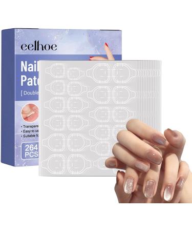 Nail Adhesive Tabs 264 Double Sided Press on Nails Sticky Tabs Transparent Fake Nail Glue Stickers Waterproof Glue Tabs for Manicure Girls Nails Care and Extension Styles - Buy Online on GoSupps.com