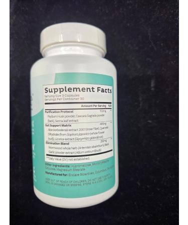 Elimipure Gut Cleanse & Restore Supplement 4 Pack: Natural & Effective Detox Cleanse Capsules | Fortify Your Microbiome | Effortless Morning Stools | Restore Your Gut from The Inside Out - Buy Online on GoSupps.com