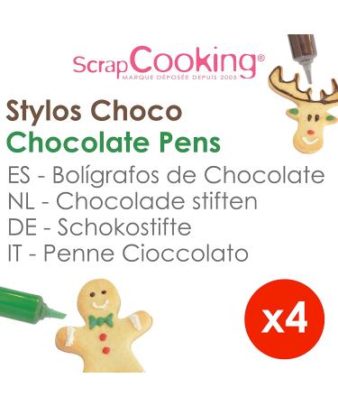 Christmas Chocolate Pen Set: 4 Festive Pens for Holiday Treats - Buy Online on GoSupps.com