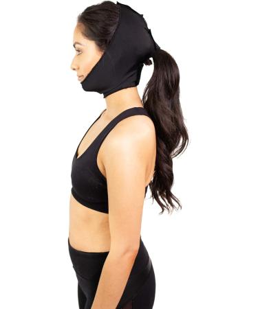 Chin Strap Compression Garment for Post Facial Surgery | Neck Lift Wrap - XL Black - Buy Online on GoSupps.com