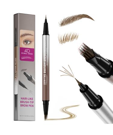 Erinde Erinde Microblading 2 in 1 Double Ended Eyebrow Pencil 4D Eyebrow Pencil with 2 Tips Waterproof and Stain Resistant Long L