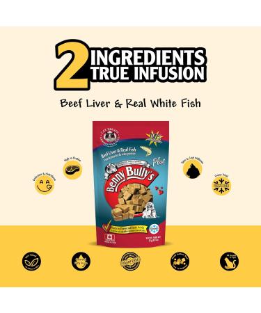 Benny Bullys 776310547152 Plus Whitefish Beef Liver Cat Treats 25g Entry - Buy Online on GoSupps.com