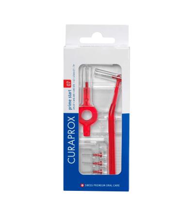 Curaprox interdental brush set CPS 07 Prime Start starter set with 5 brushes 2 different owners red 0.7 mm diameter 2.5 mm effectiveness red (1 Pack) - Buy Online on GoSupps.com
