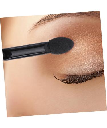 PLAFOPE 10pcs Dual Sided Eye Shadow Brush Eyeshadow Stick Brush Paupi re Sponge Eyeshadow Brush Kit Black - Buy Online on GoSupps.com