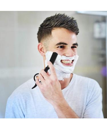 Lurrose Ergonomic Beard Razor & Mustache Trimmer - Stainless Steel Eyebrow Clipper for Precision Grooming | International Shipping Available - Buy Online on GoSupps.com