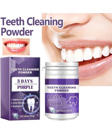 3 Days Purple Teeth Whitening Powder | Effective Tooth Whitening & Bleaching for Bright Smile | Fish Your Teeth (1PC) - Buy Online on GoSupps.com