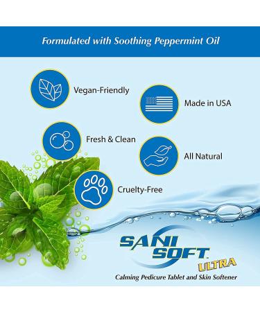SANI Care Sani-Soft Peppermint with Relaxing Peppermint Oil & Aloe Vera - 150 Tabs - Buy Online on GoSupps.com